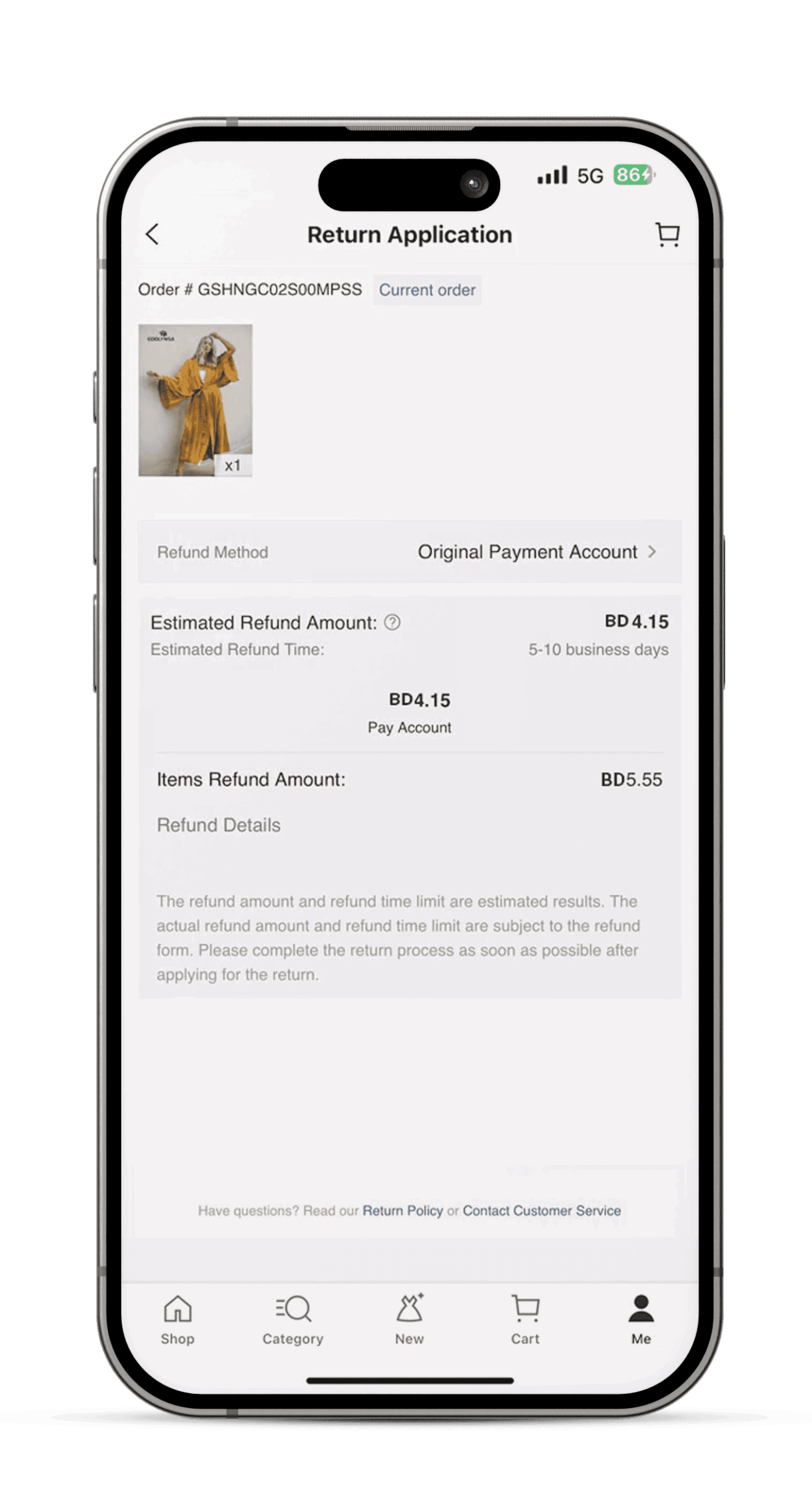 Step 7: Refund Processing