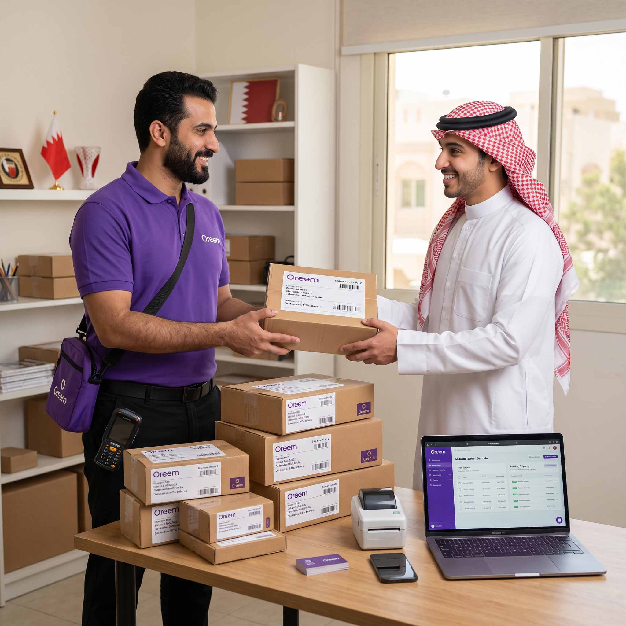 Oreem delivery for individuals and businesses in Bahrain