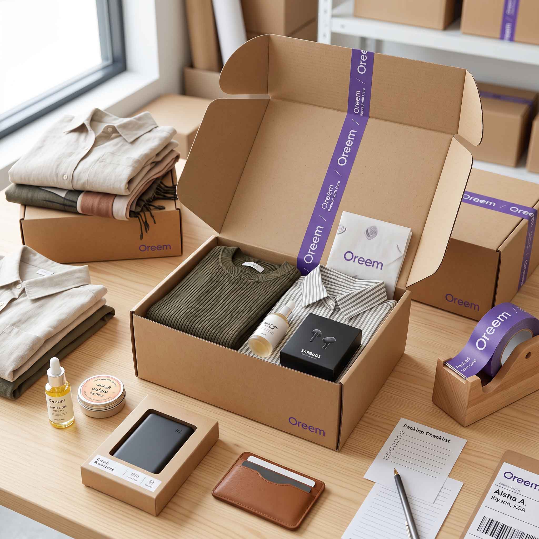 Order groceries, parcels and more on the Oreem delivery app