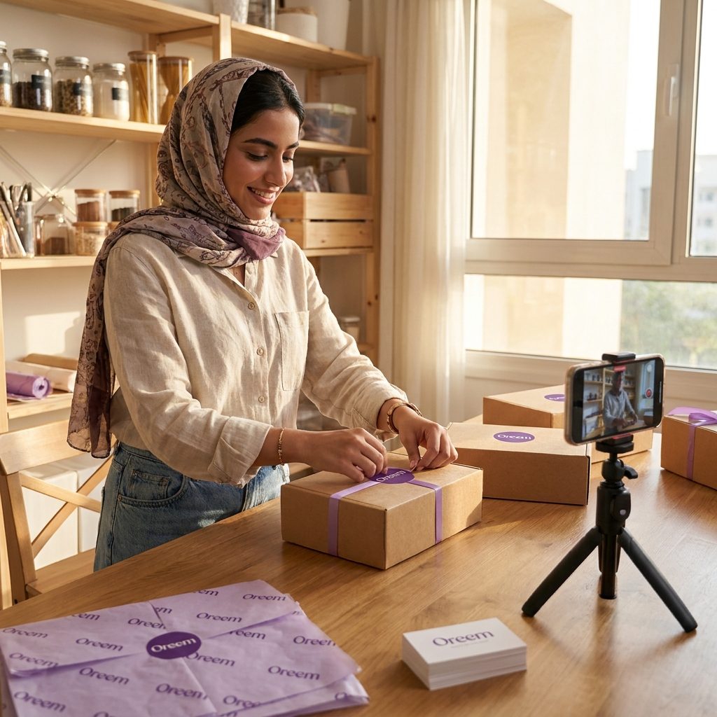 Instagram and home-business seller in Bahrain using Oreem cash on delivery