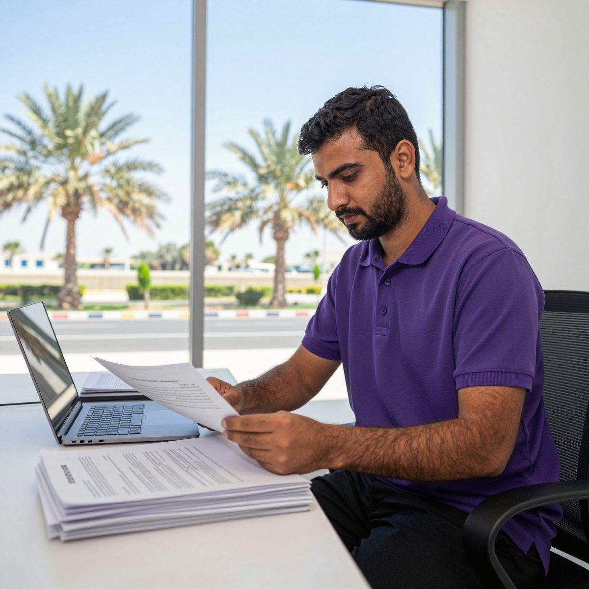Oreem customs clearance agent handling Bahrain customs paperwork for an imported shipment