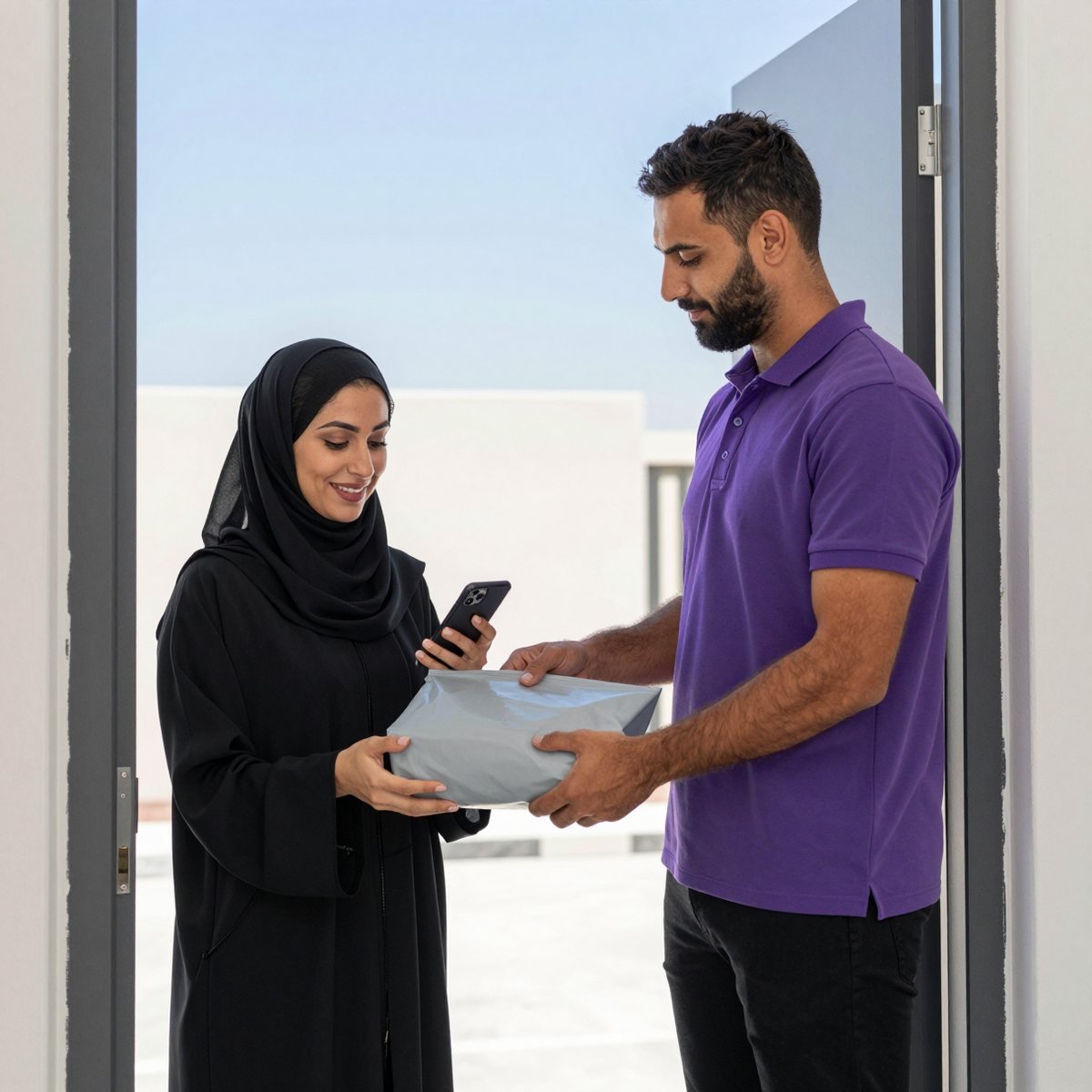 Oreem discreet, tracked medicine delivery to a customer in Bahrain