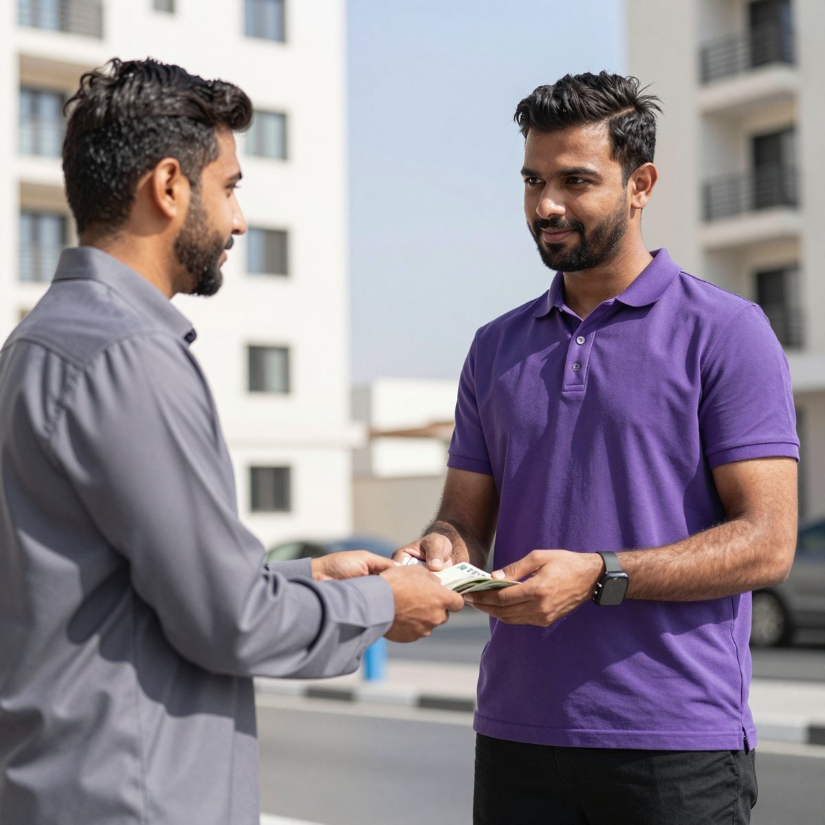 Oreem courier collecting cash on delivery in Bahraini Dinar for a India parcel