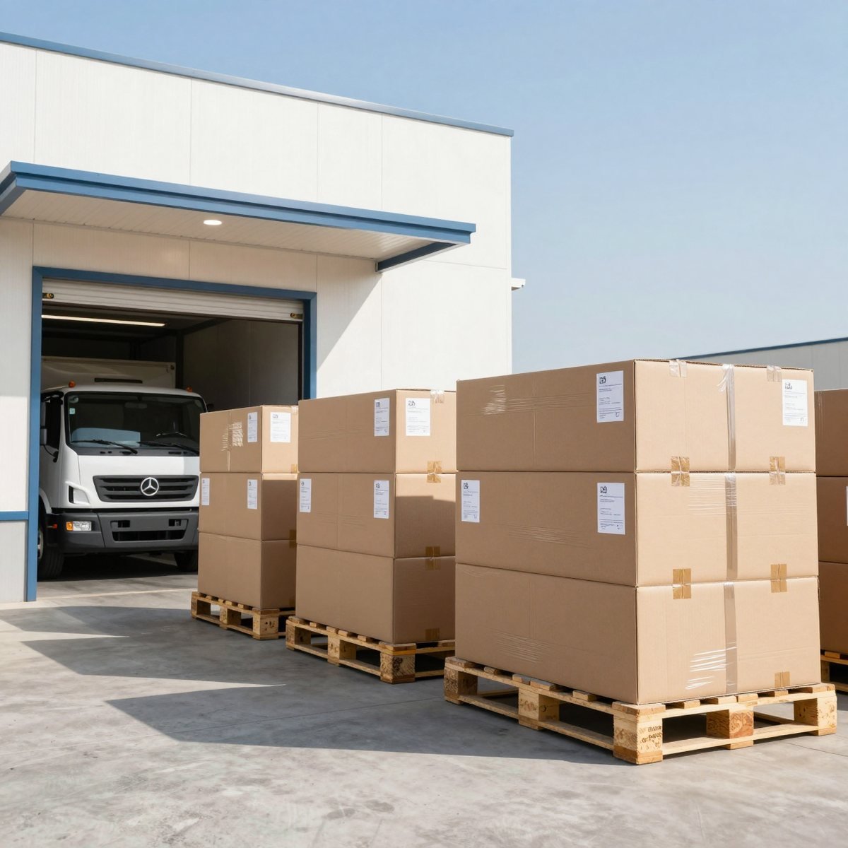 Parcels ready for delivery from Bahrain to Saudi Arabia with Oreem