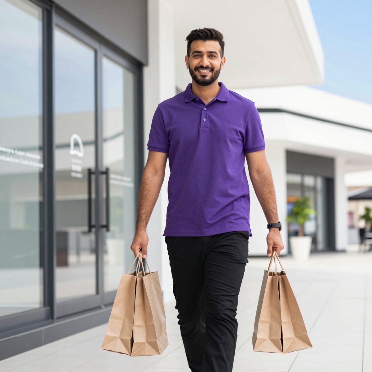 Oreem buying products from a Bahrain store on a customer behalf