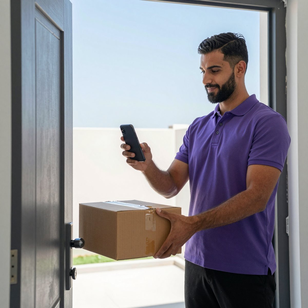 Oreem same-day courier confirming a delivery in Bahrain
