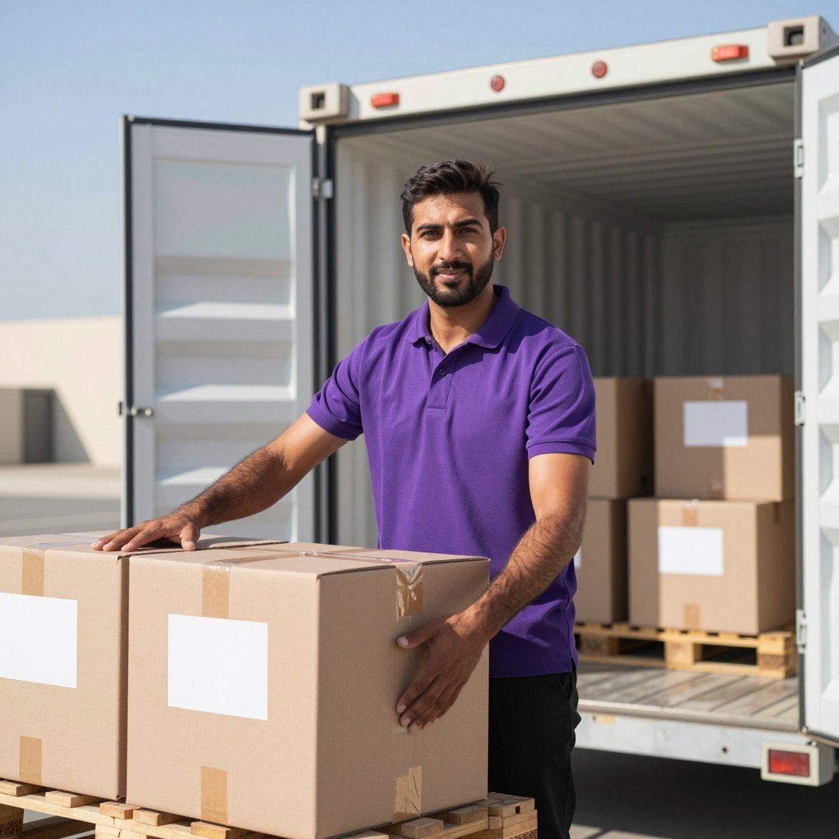 Oreem receiving a parcel from Turkey for customs clearance and delivery in Bahrain